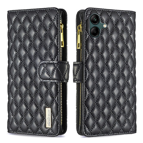 Coque Portefeuille Livre Cuir Etui Clapet B12F pour Samsung Galaxy M04 Noir