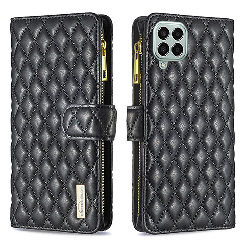 Coque Portefeuille Livre Cuir Etui Clapet B12F pour Samsung Galaxy M33 5G Noir