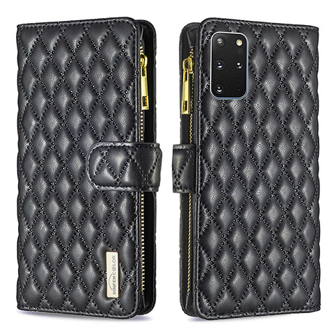 Coque Portefeuille Livre Cuir Etui Clapet B12F pour Samsung Galaxy S20 Plus 5G Noir