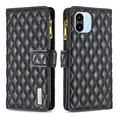 Coque Portefeuille Livre Cuir Etui Clapet B12F pour Xiaomi Redmi A1 Noir