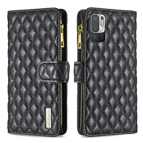 Coque Portefeuille Livre Cuir Etui Clapet B12F pour Xiaomi Redmi Note 11 SE 5G Noir