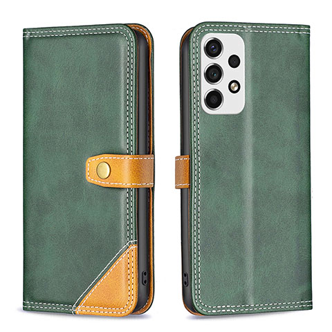 Coque Portefeuille Livre Cuir Etui Clapet B14F pour Samsung Galaxy A53 5G Vert