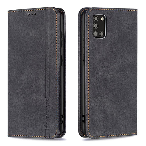 Coque Portefeuille Livre Cuir Etui Clapet B15F pour Samsung Galaxy A31 Noir