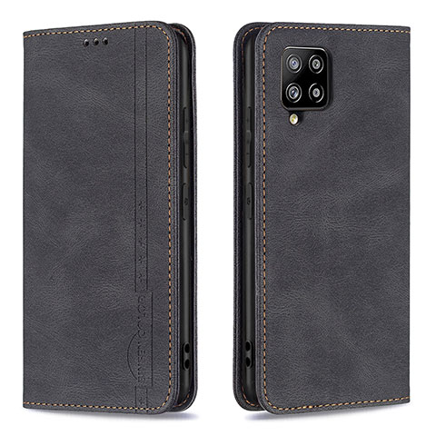 Coque Portefeuille Livre Cuir Etui Clapet B15F pour Samsung Galaxy A42 5G Noir