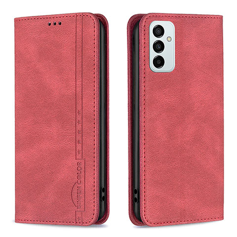 Coque Portefeuille Livre Cuir Etui Clapet B15F pour Samsung Galaxy F23 5G Rouge