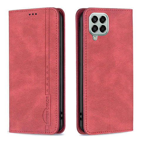 Coque Portefeuille Livre Cuir Etui Clapet B15F pour Samsung Galaxy M33 5G Rouge