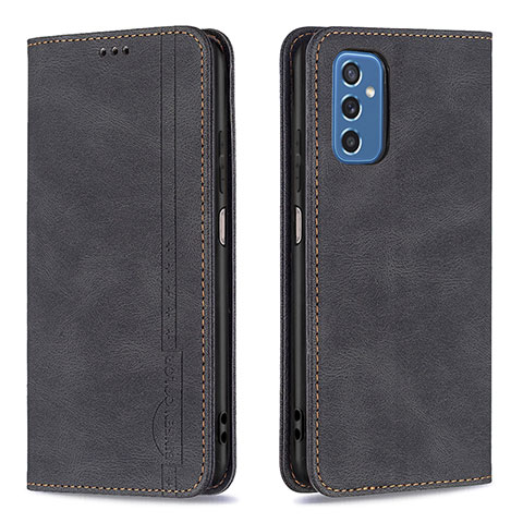 Coque Portefeuille Livre Cuir Etui Clapet B15F pour Samsung Galaxy M52 5G Noir