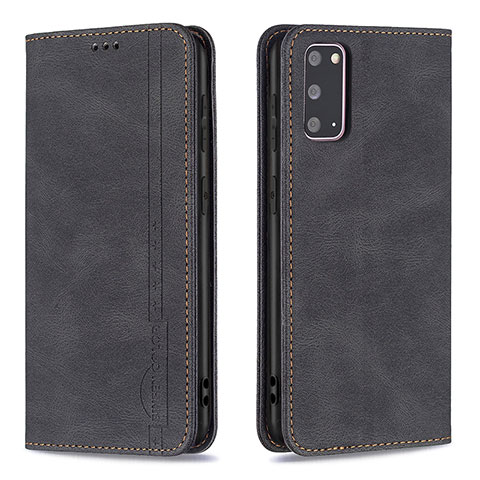 Coque Portefeuille Livre Cuir Etui Clapet B15F pour Samsung Galaxy S20 5G Noir