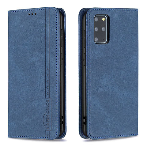 Coque Portefeuille Livre Cuir Etui Clapet B15F pour Samsung Galaxy S20 Plus 5G Bleu