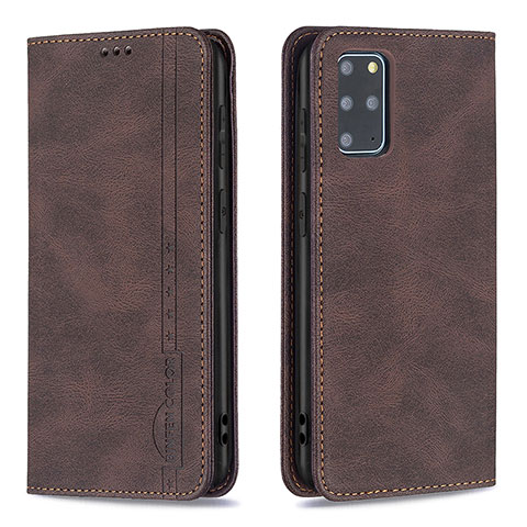 Coque Portefeuille Livre Cuir Etui Clapet B15F pour Samsung Galaxy S20 Plus 5G Marron