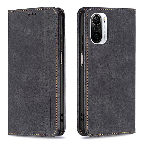 Coque Portefeuille Livre Cuir Etui Clapet B15F pour Xiaomi Mi 11X 5G Noir