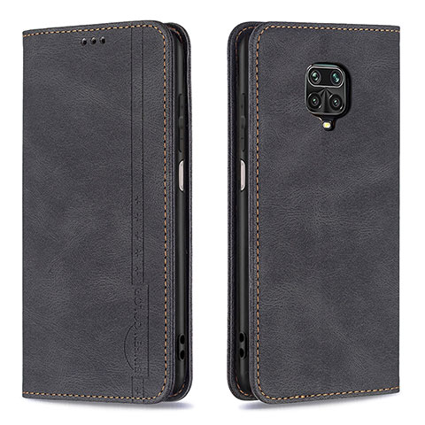 Coque Portefeuille Livre Cuir Etui Clapet B15F pour Xiaomi Poco M2 Pro Noir