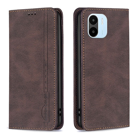 Coque Portefeuille Livre Cuir Etui Clapet B15F pour Xiaomi Redmi A1 Marron