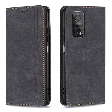 Coque Portefeuille Livre Cuir Etui Clapet B15F pour Xiaomi Redmi K30S 5G Noir