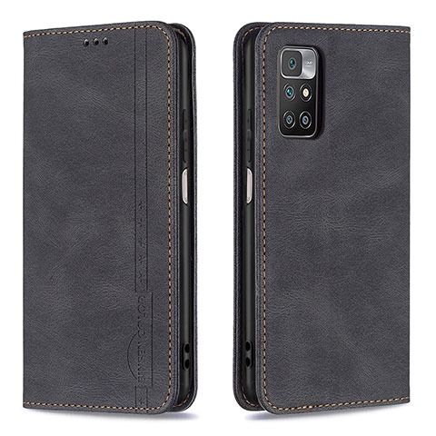 Coque Portefeuille Livre Cuir Etui Clapet B15F pour Xiaomi Redmi Note 11 4G (2021) Noir