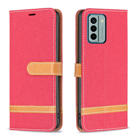 Coque Portefeuille Livre Cuir Etui Clapet B16F pour Nokia G22 Rouge