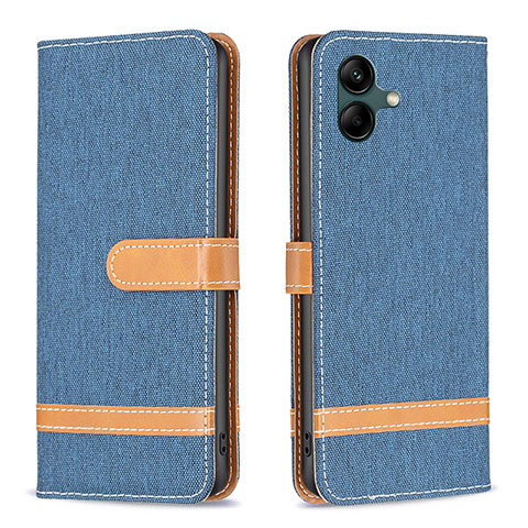 Coque Portefeuille Livre Cuir Etui Clapet B16F pour Samsung Galaxy A05 Bleu Royal