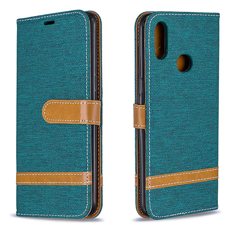 Coque Portefeuille Livre Cuir Etui Clapet B16F pour Samsung Galaxy A10s Vert