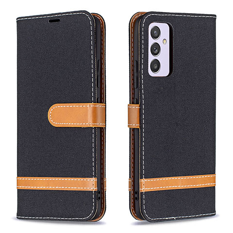 Coque Portefeuille Livre Cuir Etui Clapet B16F pour Samsung Galaxy A24 4G Noir