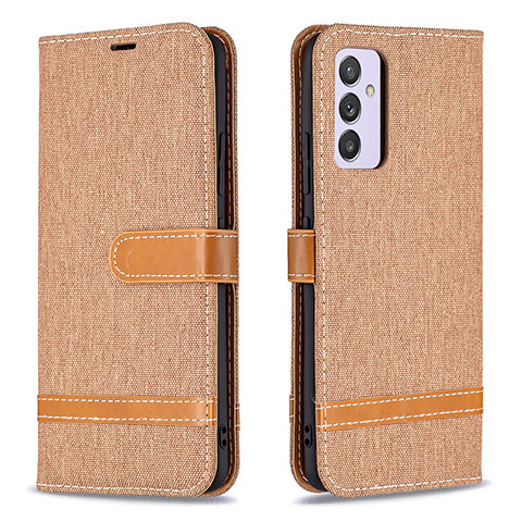 Coque Portefeuille Livre Cuir Etui Clapet B16F pour Samsung Galaxy A24 4G Or