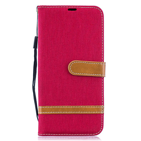 Coque Portefeuille Livre Cuir Etui Clapet B16F pour Samsung Galaxy A30S Rouge