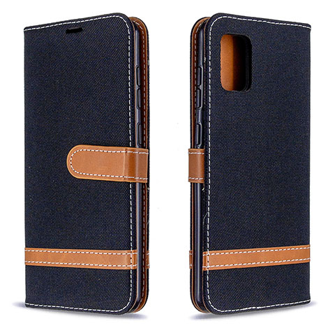 Coque Portefeuille Livre Cuir Etui Clapet B16F pour Samsung Galaxy A31 Noir