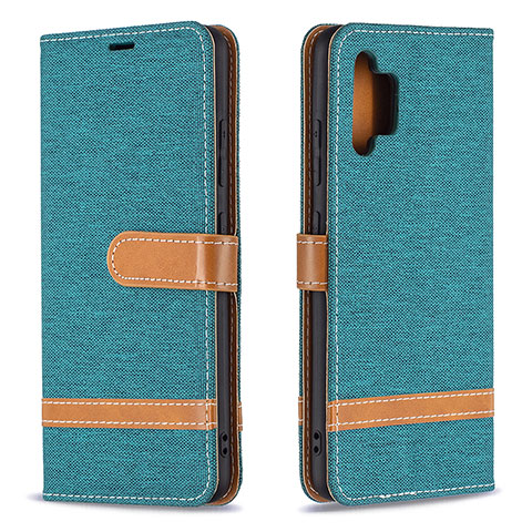 Coque Portefeuille Livre Cuir Etui Clapet B16F pour Samsung Galaxy A32 5G Vert