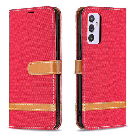 Coque Portefeuille Livre Cuir Etui Clapet B16F pour Samsung Galaxy A34 5G Rouge