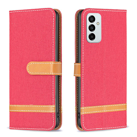 Coque Portefeuille Livre Cuir Etui Clapet B16F pour Samsung Galaxy F23 5G Rouge