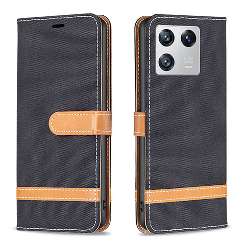 Coque Portefeuille Livre Cuir Etui Clapet B16F pour Xiaomi Mi 13 Pro 5G Noir