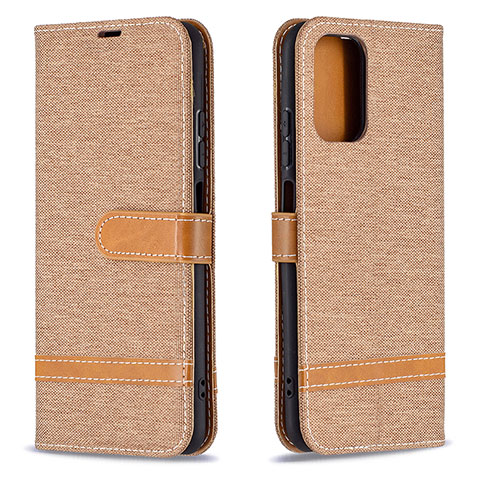 Coque Portefeuille Livre Cuir Etui Clapet B16F pour Xiaomi Poco M5S Or