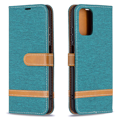 Coque Portefeuille Livre Cuir Etui Clapet B16F pour Xiaomi Redmi Note 10 4G Vert