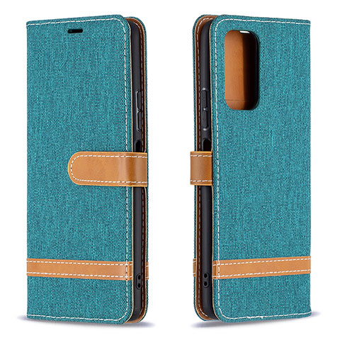 Coque Portefeuille Livre Cuir Etui Clapet B16F pour Xiaomi Redmi Note 10 Pro 4G Vert