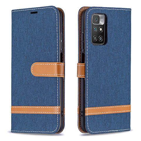 Coque Portefeuille Livre Cuir Etui Clapet B16F pour Xiaomi Redmi Note 11 4G (2021) Bleu Royal