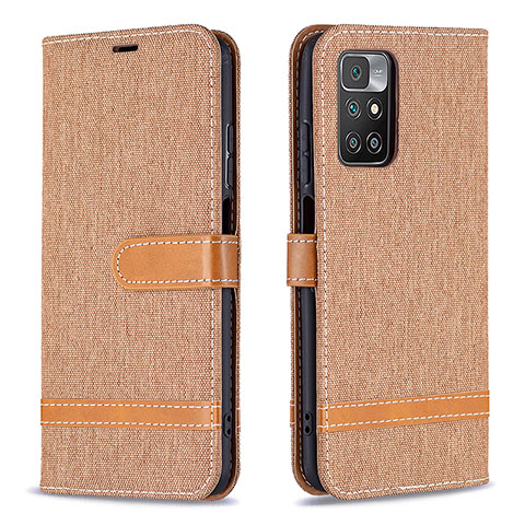 Coque Portefeuille Livre Cuir Etui Clapet B16F pour Xiaomi Redmi Note 11 4G (2021) Or