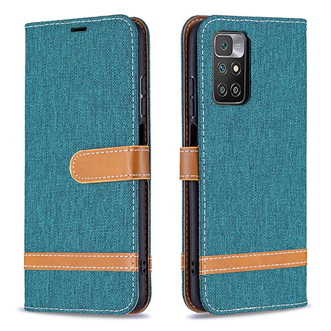 Coque Portefeuille Livre Cuir Etui Clapet B16F pour Xiaomi Redmi Note 11 4G (2021) Vert