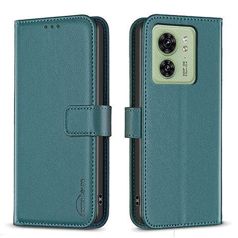 Coque Portefeuille Livre Cuir Etui Clapet B17F pour Motorola Moto Edge 40 5G Vert