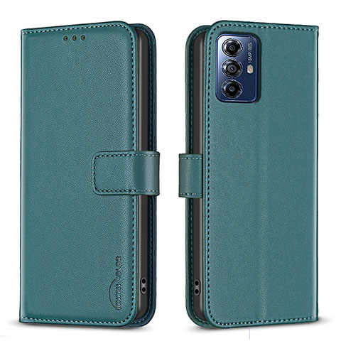 Coque Portefeuille Livre Cuir Etui Clapet B17F pour Motorola Moto G Play (2023) Vert