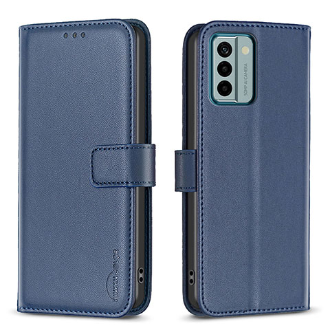 Coque Portefeuille Livre Cuir Etui Clapet B17F pour Nokia G22 Bleu