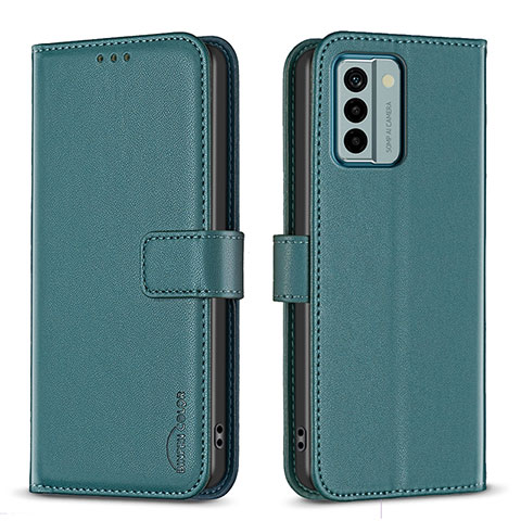 Coque Portefeuille Livre Cuir Etui Clapet B17F pour Nokia G22 Vert