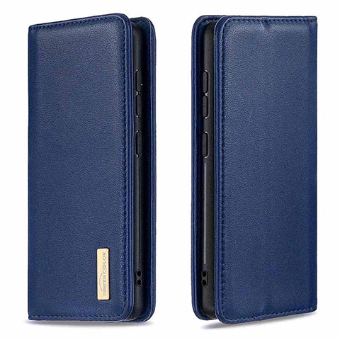 Coque Portefeuille Livre Cuir Etui Clapet B17F pour Samsung Galaxy A30 Bleu