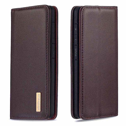 Coque Portefeuille Livre Cuir Etui Clapet B17F pour Samsung Galaxy A40 Marron