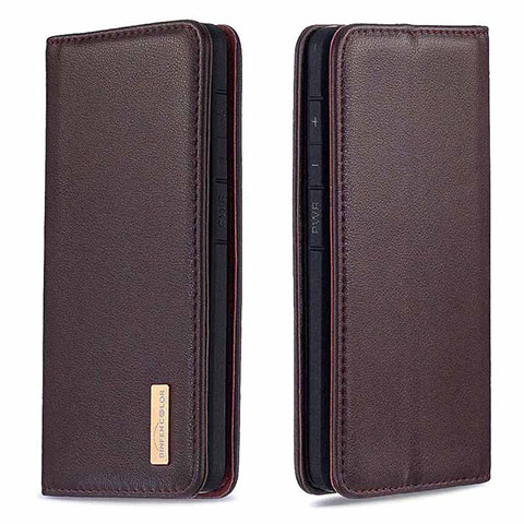 Coque Portefeuille Livre Cuir Etui Clapet B17F pour Samsung Galaxy A50S Marron