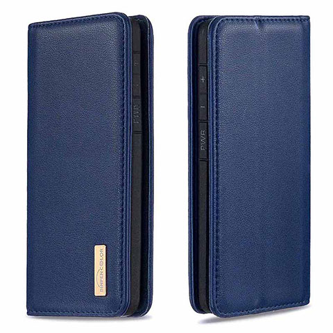 Coque Portefeuille Livre Cuir Etui Clapet B17F pour Samsung Galaxy S20 Plus 5G Bleu