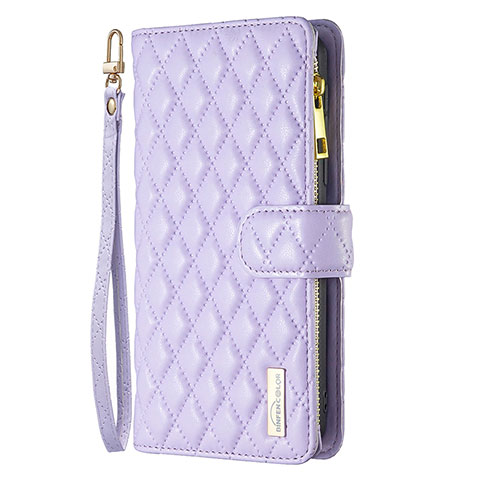 Coque Portefeuille Livre Cuir Etui Clapet B18F pour Oppo A2 5G Violet