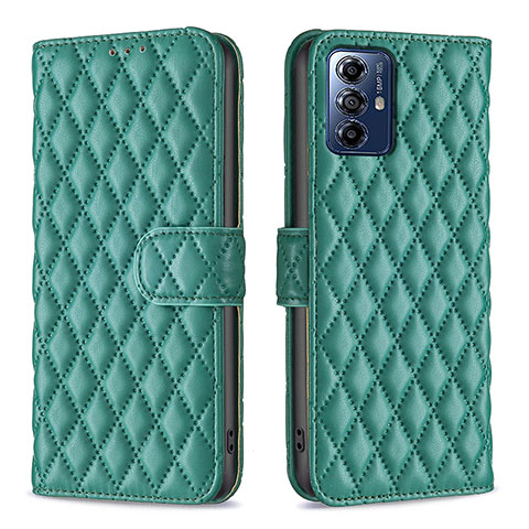 Coque Portefeuille Livre Cuir Etui Clapet B19F pour Motorola Moto G Play Gen 2 Vert