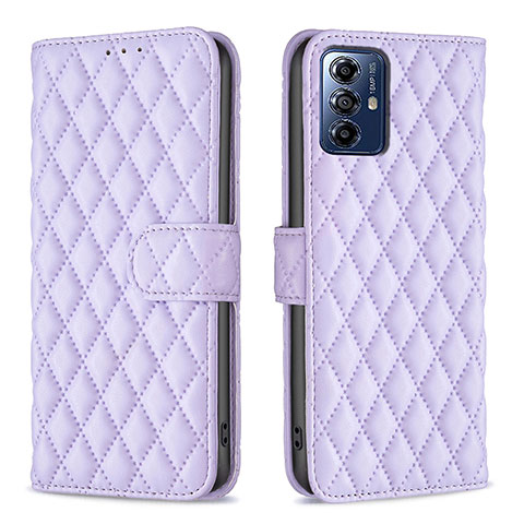 Coque Portefeuille Livre Cuir Etui Clapet B19F pour Motorola Moto G Power (2022) Violet