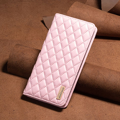 Coque Portefeuille Livre Cuir Etui Clapet B19F pour Oppo A2 5G Or Rose