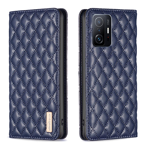 Coque Portefeuille Livre Cuir Etui Clapet B19F pour Xiaomi Mi 11T 5G Bleu