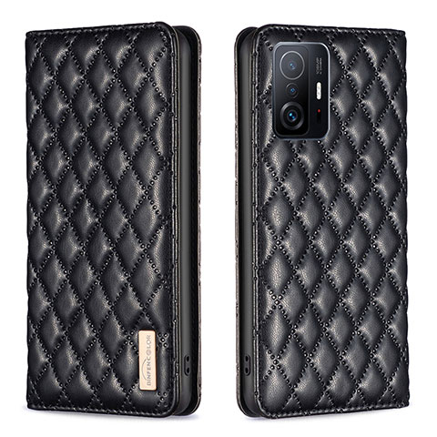 Coque Portefeuille Livre Cuir Etui Clapet B19F pour Xiaomi Mi 11T 5G Noir